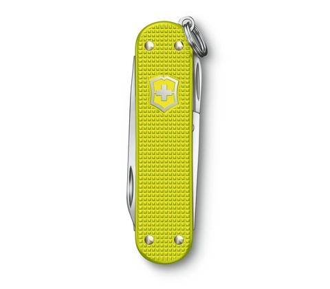 Нож-брелок Victorinox Classic Alox LE 2023, 58 mm, Electric Yellow (0.6221.L23)