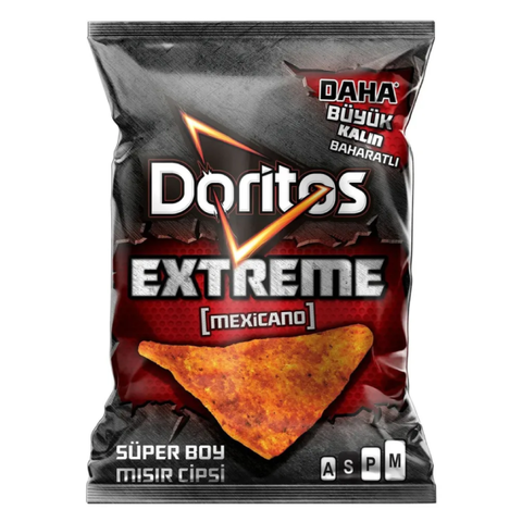 Кукурузные чипсы Doritos Extreme Mexicano со вкусом острого мексиканского соуса, 109 гр