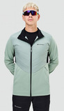 Премиальный костюм для лыж и зимнего бега Nordski Hybrid Pro 2.0 Ice Mint/Black мужской