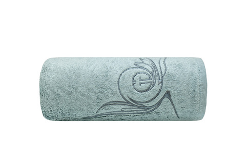 Полотенце 50х90 Garda Decor Лирика голубое