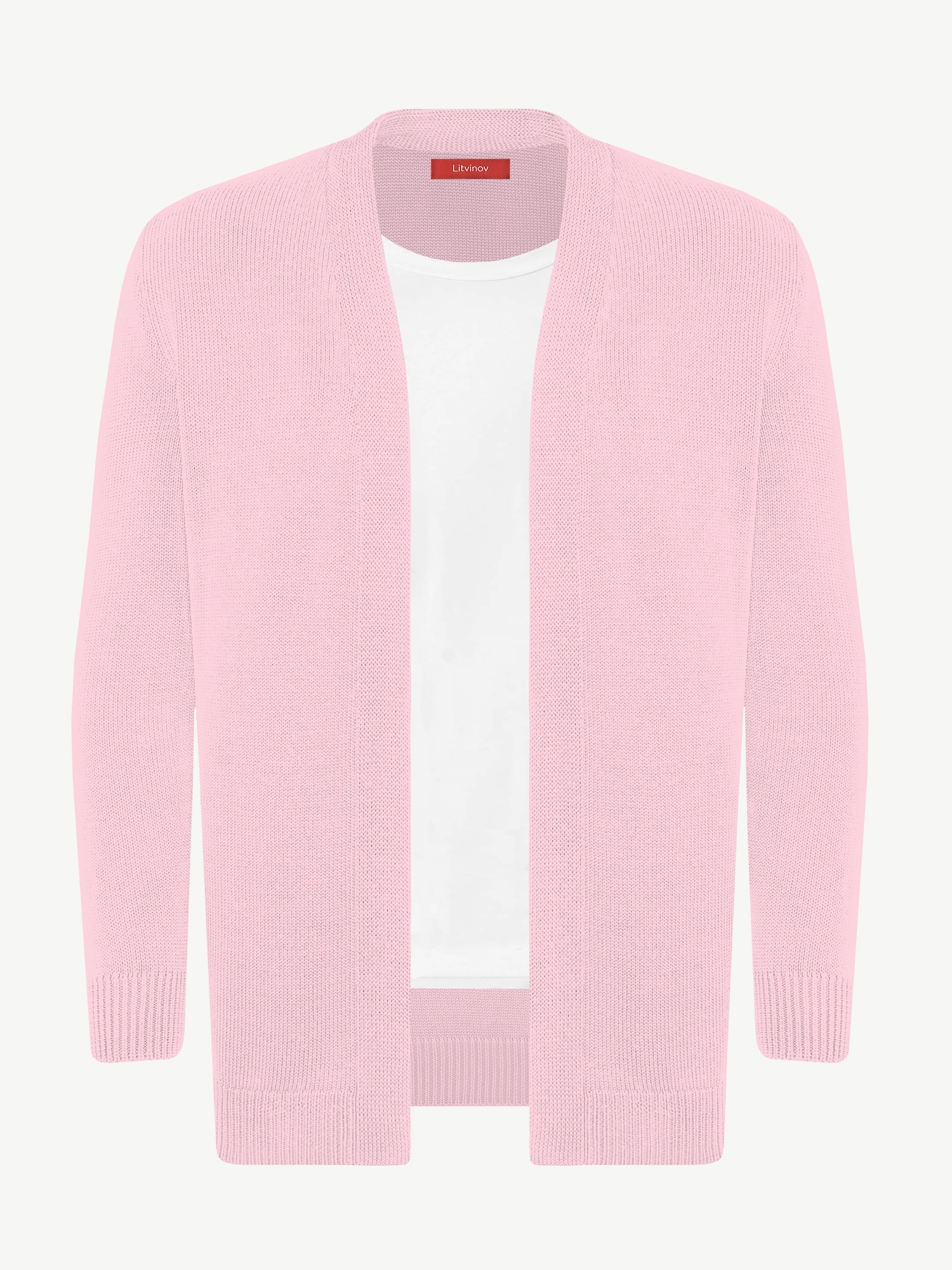 Кардиган с планкой из экохлопка