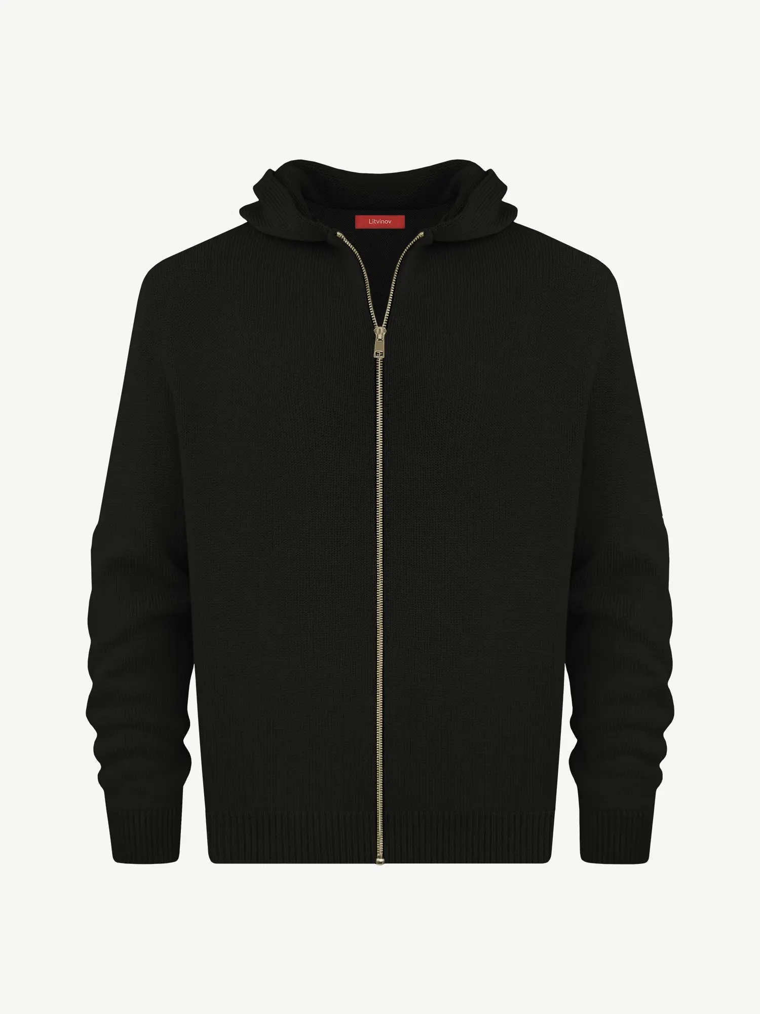 Толстовка на замке из шелка