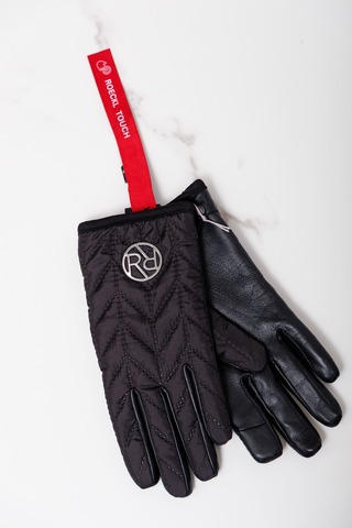 Roeckl Перчатки в комбинации кожи и утепленного нейлона