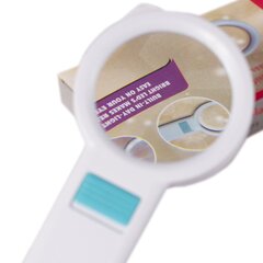 
          Лупа Alingar, 82 мм, 5-ти кратное увеличение, с подсветкой, пластиковый корпус, картонная упаковка