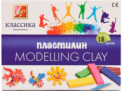 Пластилин 18 цветов 360гр. 