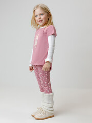 фуфайка  для девочки  КР 302875/темно-розовый 1710 к643