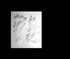 Силиконовый молд Крылья с драгоценными камнями