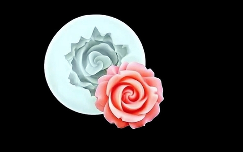 Силиконовый молд Роза - 2 классик