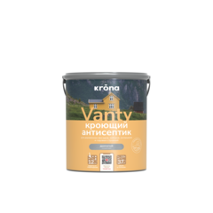 Антисептик кроющий KRONA VANTY дымчатый 2,5 л