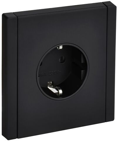 FORTE&PIANO Роз. с з/к без з/ш б/к 16А FP114M чер. IEK