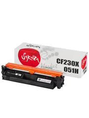 Картридж Sakura CF230X/051H для HP, Canon, черный, 4100 к.