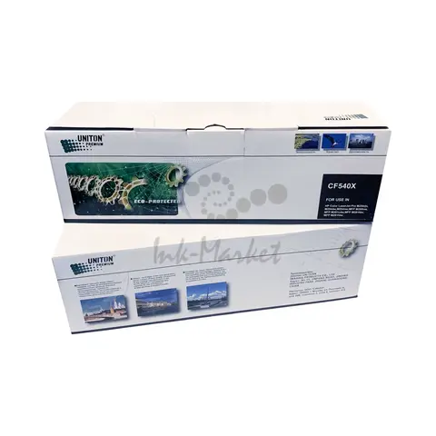 Совместимый картридж UNITON Premium CF540X (203XL) для HP Color LJ M254 / M280, M281 черный (3,2K) GREEN LINE (Eco Protected)