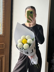 Кулек из хрзантемы пинг понг