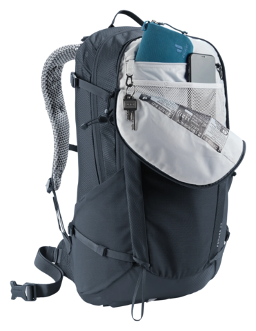 Картинка рюкзак туристический Deuter Futura 23 Black - 5