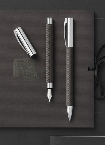 Перьевая ручка Faber-Castell Ambition OpArt Black Sand перо EF