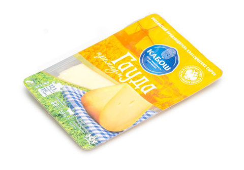 Сыр полутвердый Гауда "Кабош", нарезка, 150г