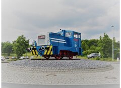 Тепловоз V23 с логотипом PIKO