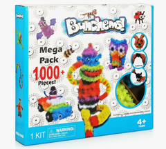 Конструктор на Липучках Bunchems 1000+ дет, размер 38см*34см*7см