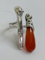 Лава (кольцо из серебра)