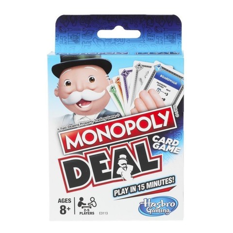 Hasbro: Настольная карточная игра Монополия Сделка E3113 — Monopoly Deal Card Game — Хасбро