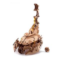 Катапульта SCORPIO (UNIWOOD) - Деревянный конструктор, сборная механическая модель, 3D пазл, средневековье