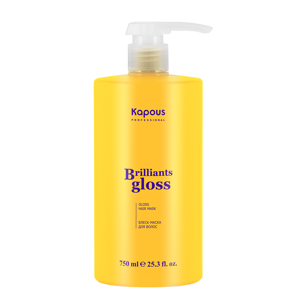 Блеск-маска для волос «Brilliants gloss» Kapous, 750 мл (3009) - купить по  цене 1881 руб в Саратове