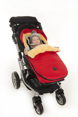 Конверт Lenny меховой (2 молнии) (sand)