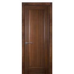 Купить Межкомнатная дверь массив ольхи Витраж античный орех глухая