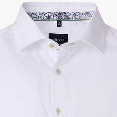 Сорочка мужская Venti Modern Fit 154409200-000 белая с цветной отделкой