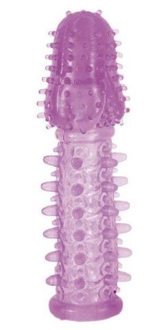 Фиолетовая насадка, удлиняющая половой член - 13,5 см. - Toyfa Basic Basic 888005-4