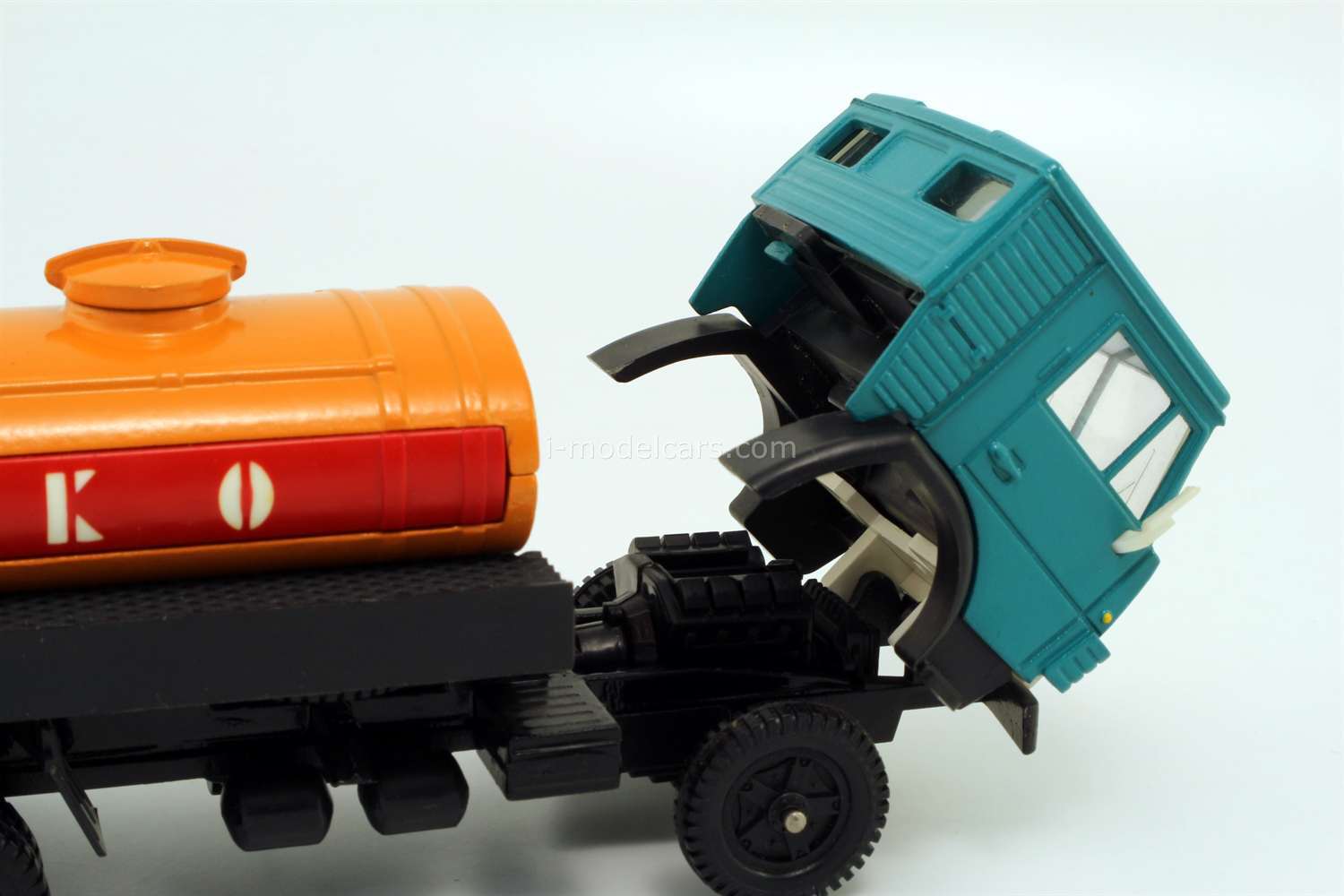 Camion KAMAZ 53212 Rouge Et Bleu – Miniature Elecon Arek 1/43, Boîte Carton URSS
