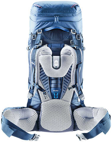 Картинка рюкзак туристический Deuter Aircontact 40+10 SL petrol-navy - 2