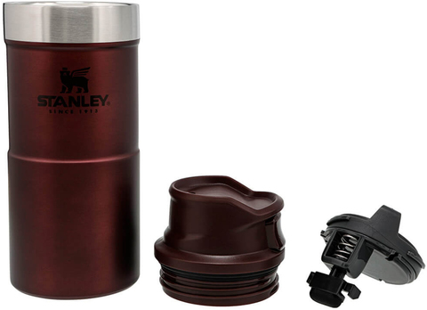 Картинка термостакан Stanley classic 0.35l one hand 2.0 Бордовый - 3