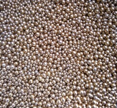 Шарики сахарные золото Россия. 3-5 мм 50 гр