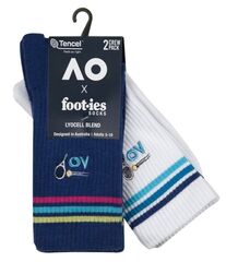 Теннисные носки Australian Open Stroke Sneaker Socks 2P - navy/white