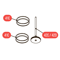 Комплект №3 для Hybest GBW200 (боек + комплект колец)