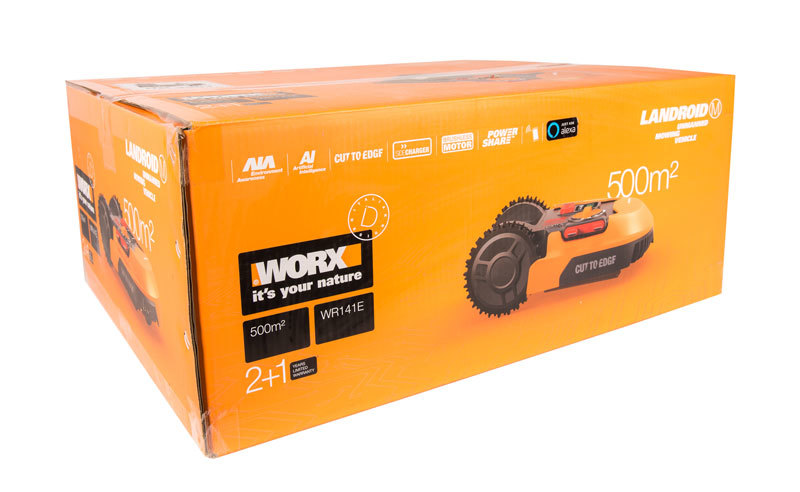 Роботизированная газонокосилка Worx Landroid M WR141E 500м² АКБ и ЗУ в комплекте.