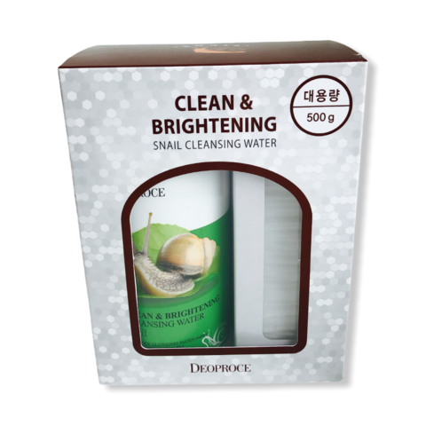 DEOPROCE CLEAN & BRIGHTENING SNAIL CLEANSING WATER 500ml