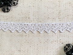 Кружево плетеное, ш. 1,8 см, белый