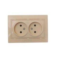 MIRA 701 0303 128 Розетка сдв крем. с вст.с/у
