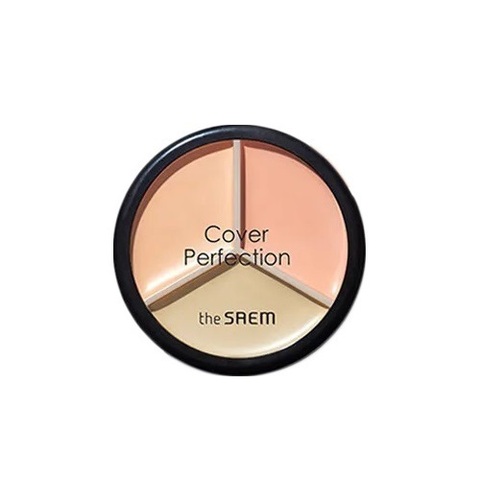 The Saem Cover Perfection Triple Pot Concealer консилер для лица трехцветный