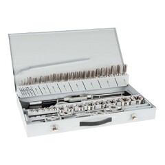 Набор метчиков и плашек M3 -M24 HSS-G 64пр H-Tools 08331050 (З)