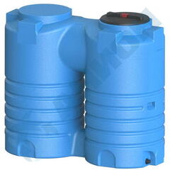 Емкость вертикальная с дыхательным клапаном и сливом Анион 1000 л. вертикальная (1620x740x1420см;синий) - арт.559429