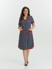 4572 Халат на пуговицах