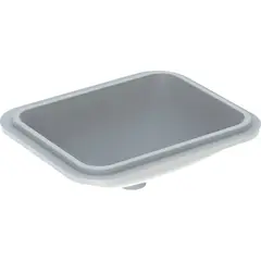 Geberit VariForm Раковина с установкой под столешницу прямоугольной формы, Т1=45х35 см, без отв. под смеситель, без отв. перелива фото