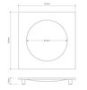 Decor Walther 0837260 Decor Walther Cube DW 351 Мыльница настольная, цвет: черный матовый