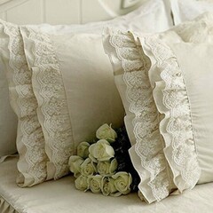 Кружево, белое ажурное, для рукоделия, ширина 6 см, длина 2 м