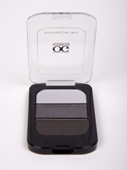 OG-Y6604 Тени для век трёхцветные тон 03 св.серый -серый -т.серый шиммер,TRIO EYESHADOWS GREY SMOKY