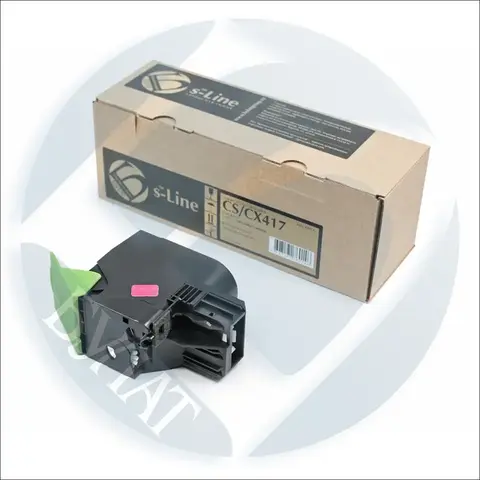 Тонер-картридж БУЛАТ s-Line 71B5HM0, 71B0H30 для Lexmark CS417, CX417, CX517 (Пурпурный, 3500 стр.), универсальный