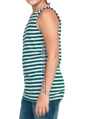 Купить пограничную тельняшку - Магазин тельняшек.ру 8-800-700-93-18Детская майка-тельняшка погранслужба (зеленая полоса) в Магазине тельняшек